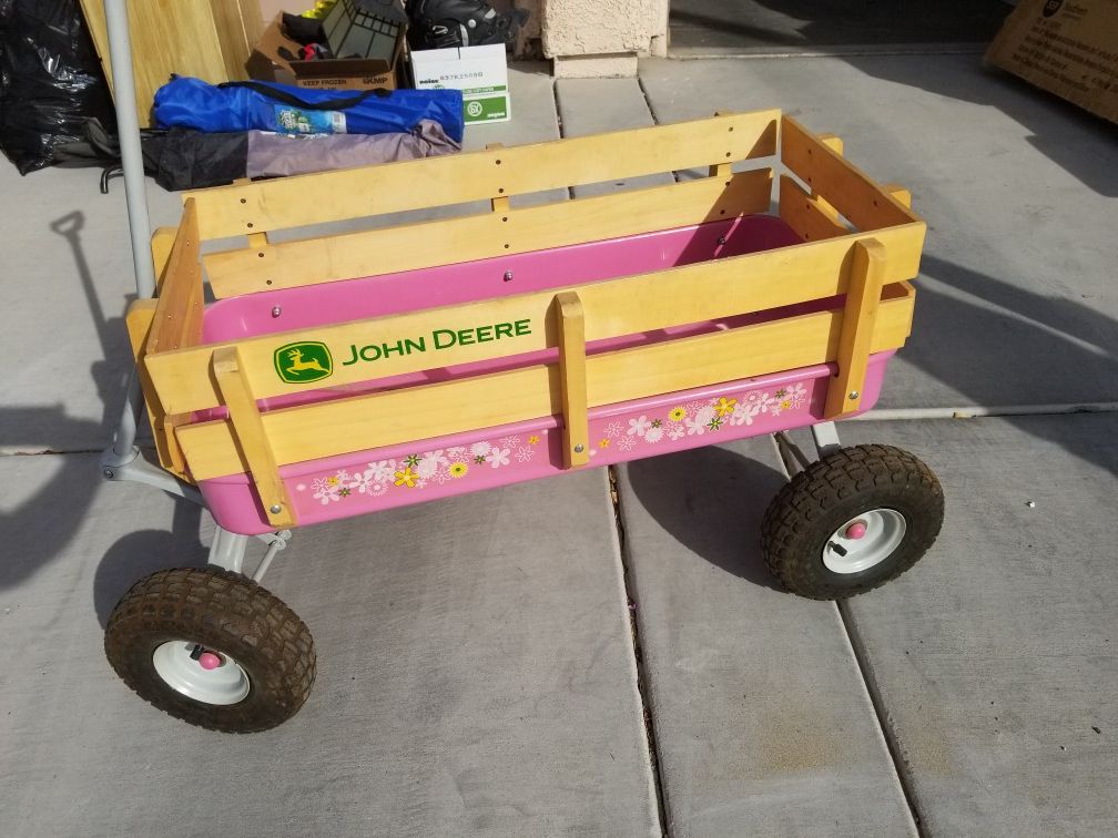 John deere pink hot sale wagon