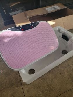 Vibration plate curve with Bluetooth speaker