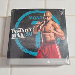 Brand New Sealed Beachbody Workout Insanity Max 30 - The Workouts - 10 DVD Set - Months 1 and 2