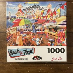 1,000 piece puzzle Crazy Art “Back to the Past, Shore Fun” by Edward Wargo