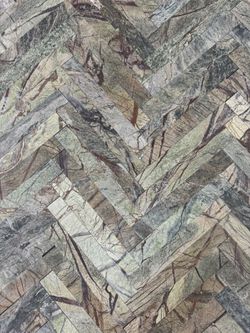 Rainforest green marble tile (2” x 18”)