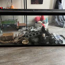 55 gallon lizard tank (2 available)