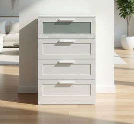 Delivery Available! IKEA BRIMNES White 4 Drawer Bedroom Dresser Chest! Good condition! All drawers work great! Retails $229.99 31x18x49in