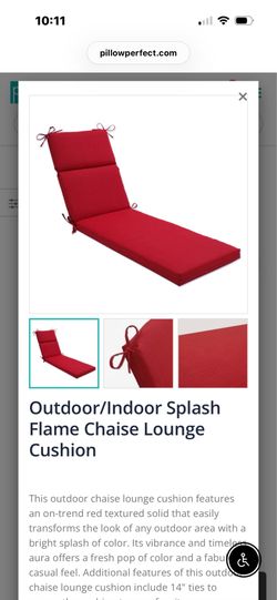 Perfect pillow chaise cushion