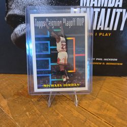 Michael Jordan Topps Reigning Playoff MVP