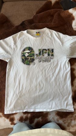Japan bathing ape large white t shirt