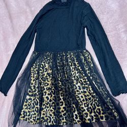 Leopard Print Halloween Dress Soze 6/6x