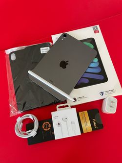 Apple Ipad Mini 6th Generation (8.3” Retina/2021) 64GB with stylus pen, case & Accessories (256GB $399)