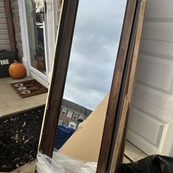 64x21 Rustic Farmhouse Full Body Mirror
