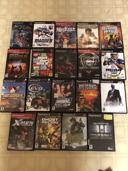 19 PS2 GAME LOT
