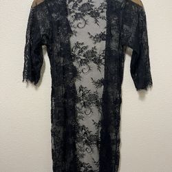 Black Lace Cover Up