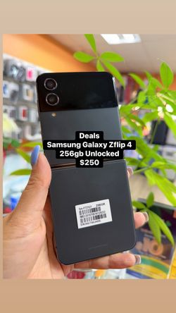 Unlocked - Samsung Galaxy Zflip 4 128 Gb and clean imei