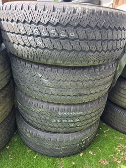 Bridgestone tires 275 65 20 LT