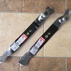 (2) HYPER TOUGH 20-inch Lawnmower Blade, (contact info removed), (contact info removed)A W/ Adapter NEW