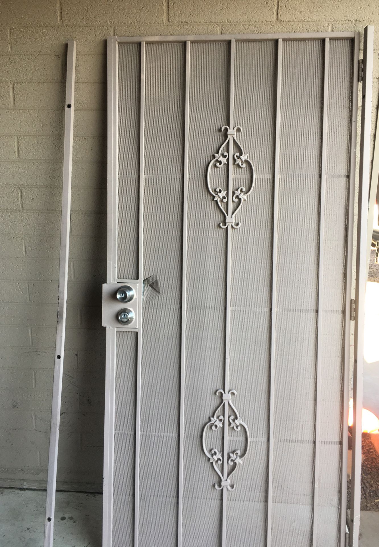 Security door with frame