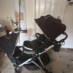 Mockingbird Single to Double stroller 