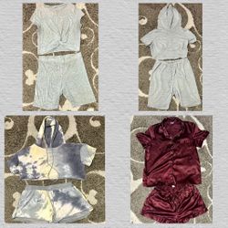 Fashion Nova Pajama And Jogger Set Bundle