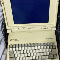 Vintage Very Rare Zenith Luggable Laptop.