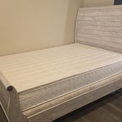 bed frame with dresser 