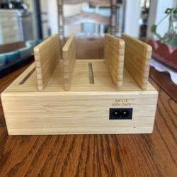 Bamboo Charging Station For Cell Phone