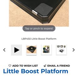 Platform for recliner “Little Boost Platform”