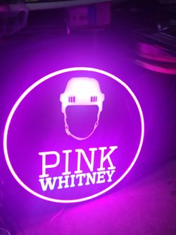 Led Neon Pink Whitney sign