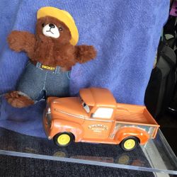 Collectible Smokey The Bear And Truck 