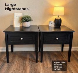 LARGE GORGEOUS NIGHTSTANDS