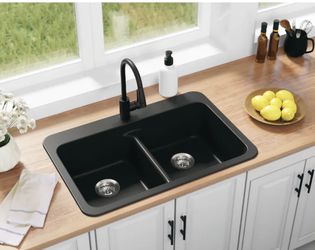 New 2 Double Sink