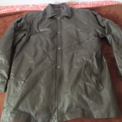 john wayne enterprises leather jacket L