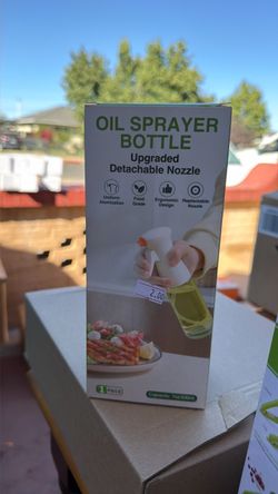 Oil Sprayer Bottle with Detachable Nozzle