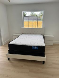 Camas full + colchón + gaveteros en ofertas ✅