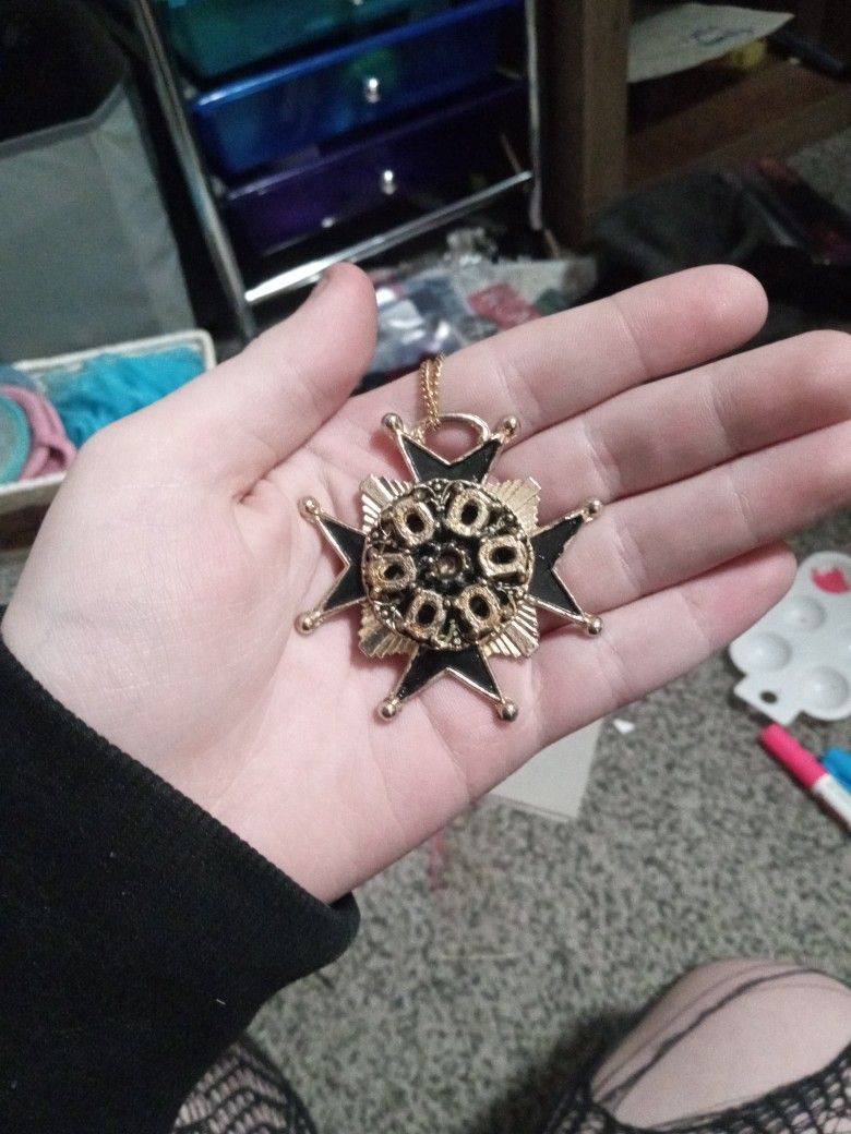 Roman Cross Necklace 