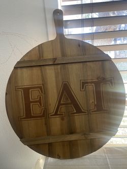 Eat Wood Sign  Home Decor 