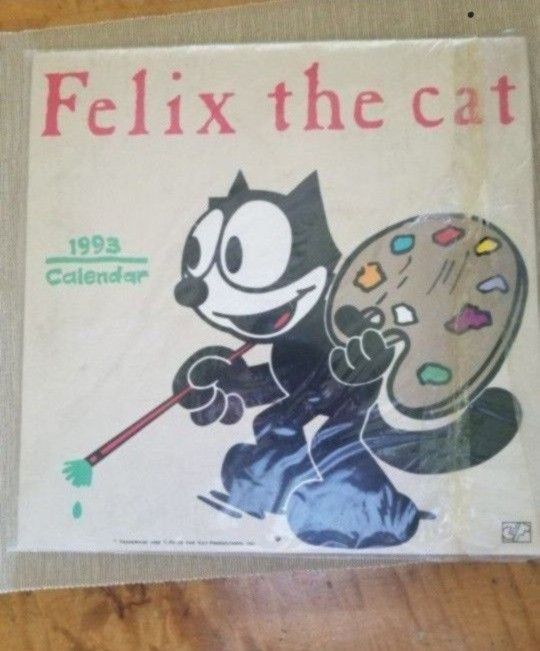 Vintage collectible classic Sealed Felix the Cat Calendar sealed