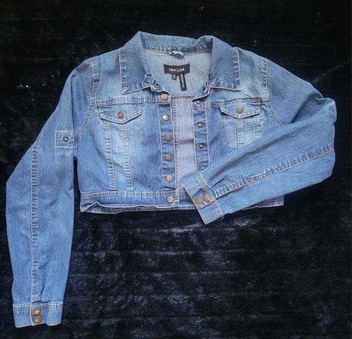 CROPPED DENIM JACKET 