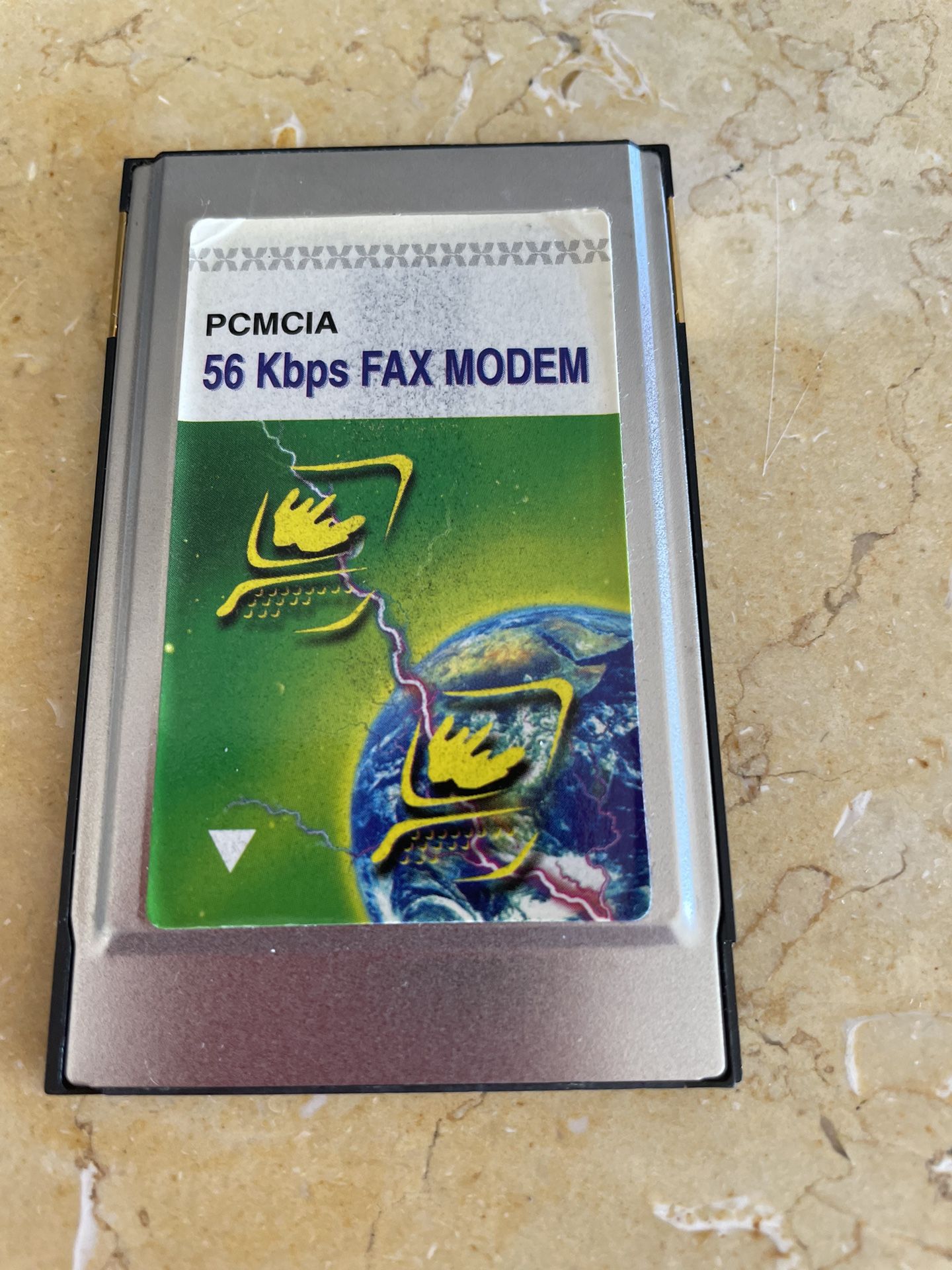 PCMCIA 56 kbps Fax Modem Model KFM5600-L PC Card