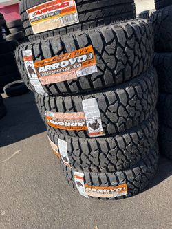 LT 265/70/17 ARROYO Tires nueva con 50.000 millas de garantía