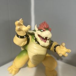 Super Mario Bros. Movie Bowser Action Figure With Fire Breathing Effects