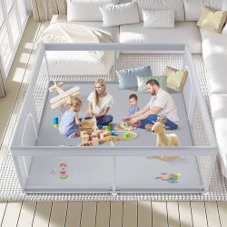 79" ×79" Extra Large Baby Playpen - New in box