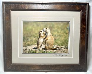 Thomas Mangelsen "Promises of the Prairie" Double Signed Framed Print #43/1500