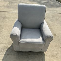 Gray Swivel Glider Rocker