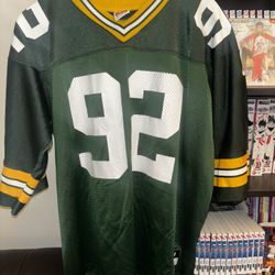 Vintage Reggie White Packer Nike Jersey Medium 