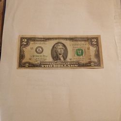 2 Dollar Bill