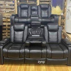 Party Time Power Recliner Livingroom Set SAME DAY DELIVERY 