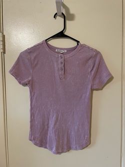 Rebellious One Ribbed Henley Top