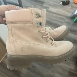 Authentic Timberland Light Pink Boots 