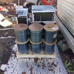 RG6;CAT6 16 Rollos Total.