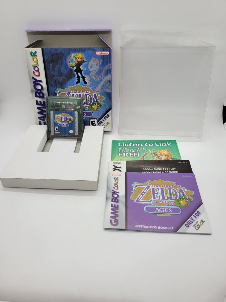 The Legend Of Zelda Oracle Of Ages Gameboy Color CIB