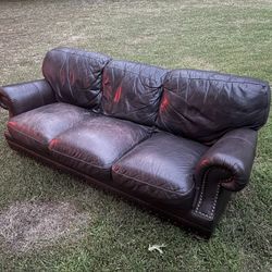 Leather Couch 